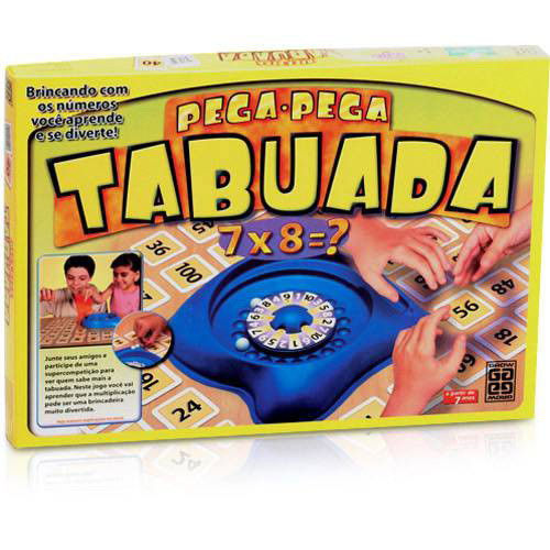 Jogo De Tabuada 54 Peças - Caixa Em Madeira na Americanas Empresas