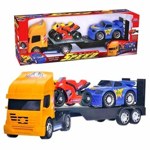 Caminhão Brinquedo Infantil Cegonha Miniatura + 4 Carrinhos - Bs Toys em  Promoção na Americanas