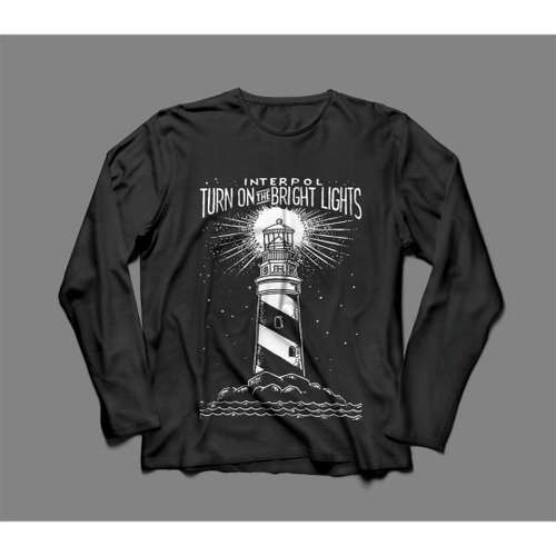 camiseta de rock manga longa