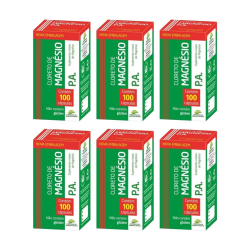 Kit 6 Cloreto De Magnésio P. A 100 Cápsulas Medinal Menor preço em Kit 6 Cloreto De Magnésio P. A 100 Cápsulas Medinal