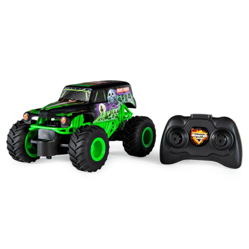 Monster Jam 1:24 - Carro com Controle Remoto - Grave Digger - Sunny - Ri  Happy