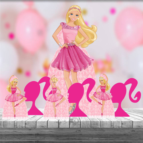 Vestido Infantil Princesa Barbie Rosa Aniversário Temático em Promoção na  Americanas