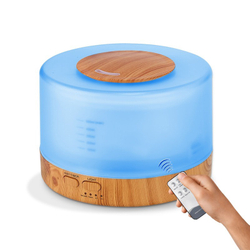 Difusor Umidificador De Aroma Elétrico 500Ml Com Controle Menor preço em Difusor Umidificador De Aroma Elétrico 500Ml Com Controle
