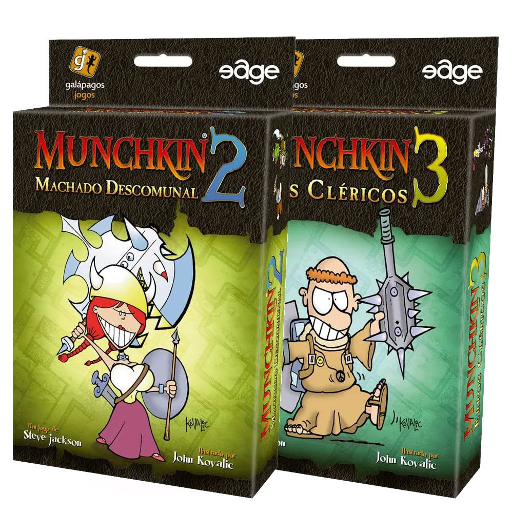 Jogo de Cartas - Munchkin - 3 a 5 Jogadores - Galápagos