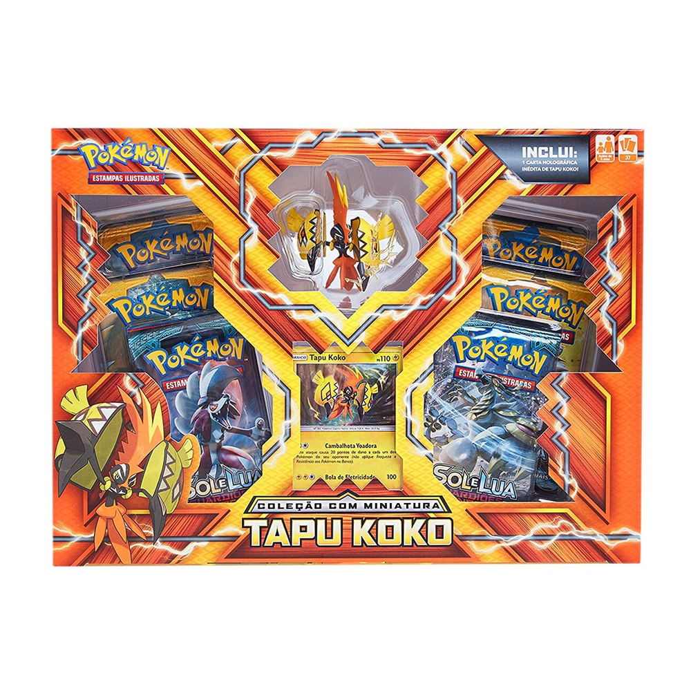 Épico! ABRI A BOX TAPU KOKO e o CHARIZARD RARO apareceu?