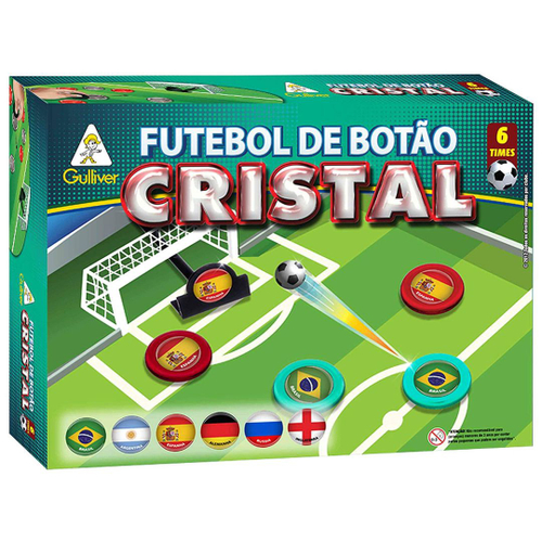 Futebol De Botão Bolão 12 Times Seleções Jogo Infantil Menino Gulliver  Original em Promoção na Americanas