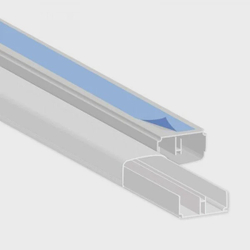 Canaleta de pvc FIta Dupla Face 2cmx1cmx200cm Polifort - caixa com 25 Barra(s) - Branco Menor preço em Canaleta de pvc FIta Dupla Face 2cmx1cmx200cm Polifort - caixa com 25 Barra(s) - Branco