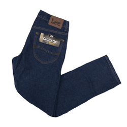 Calça jeans masculina lee chicago tradicional stone sales clara