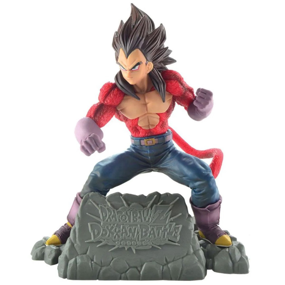 Boneco Dragon Ball Z Goku Super Sayajin 4 Dokkan Battle Anniversary  (Diorama) - Bandai