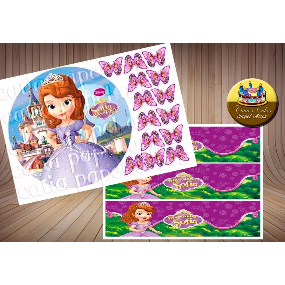 Princesas Disney M03 - Papel De Arroz Para Bolo Comestível