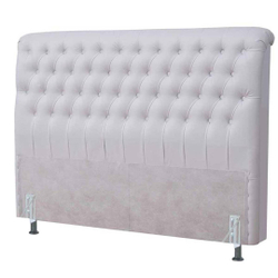 Cabeceira Queen Estofada 160 cm Imperatriz Helanca Branco Menor preço em Cabeceira Queen Estofada 160 cm Imperatriz Helanca Branco