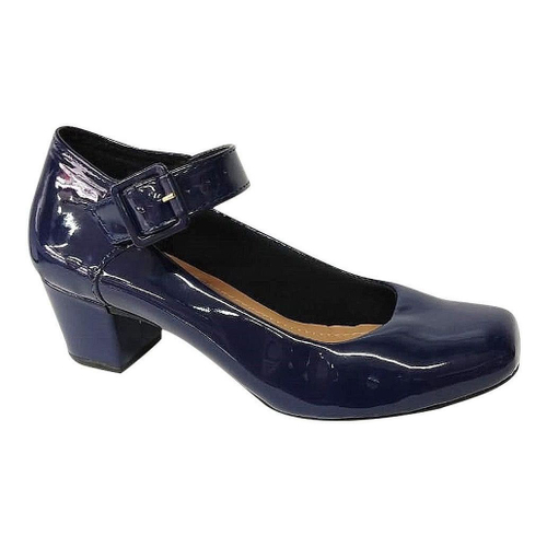 Sapato lilha shoes feminino confortavel salto hot sale baixo grosso