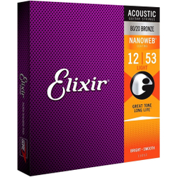 Menor preço em Corda de Violão Elixir 012 Light Phosphor Bronze
