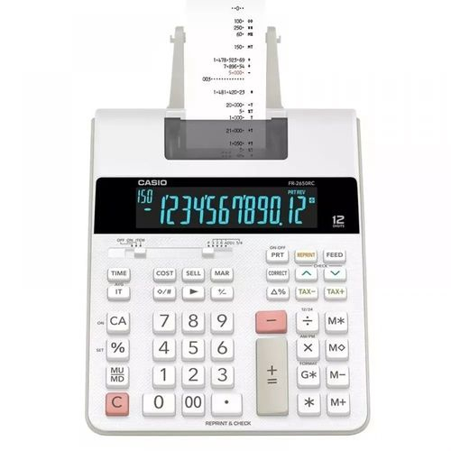 calculadora com impressora casio