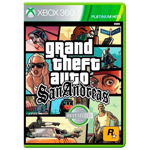 Jogo Gta Grand Theft Auto San Andreas Xbox 360 Xbox One em Promoção na  Americanas