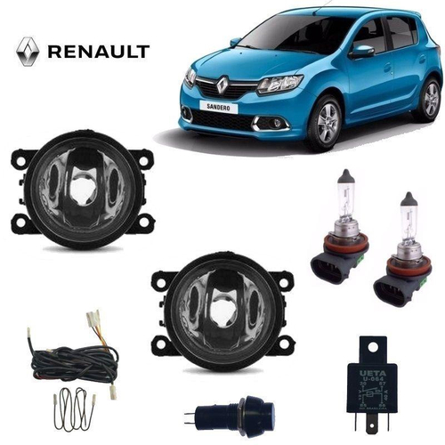 Farol de Neblina Importado Sandero 2017 H11 Kit