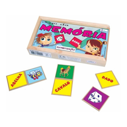 Jogo Educativo da Memória Alfabetização Infantil Em Inglês - Bambinno -  Brinquedos Educativos e Materiais Pedagógicos