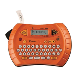 Rotuladora Etiqueta Brother Portatil Eletronica PT70 Laranja Menor preço em Rotuladora Etiqueta Brother Portatil Eletronica PT70 Laranja