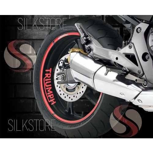 Adesivo Friso Refletivo Triumph Tiger 800xrx Low Seat Vermelho Não Desbota