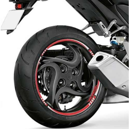 Adesivo Friso Refletivo Br Moto Honda Cb 650f Vermelho Não Desbota