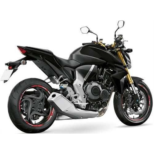 Adesivo Friso Refletivo Degradê Moto Honda Nxr Bros 160 Vermelha Não Desbota - Imagem 2