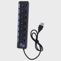 Hub Usb Com 7 Portas Knup Hb-T57 - Preto Menor preço em Hub Usb Com 7 Portas Knup Hb-T57 - Preto
