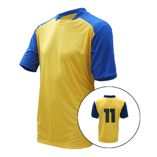 Camiseta Brasil Copa Do Mundo 2022 Unissex Rumo ao Hexa Amarela ou