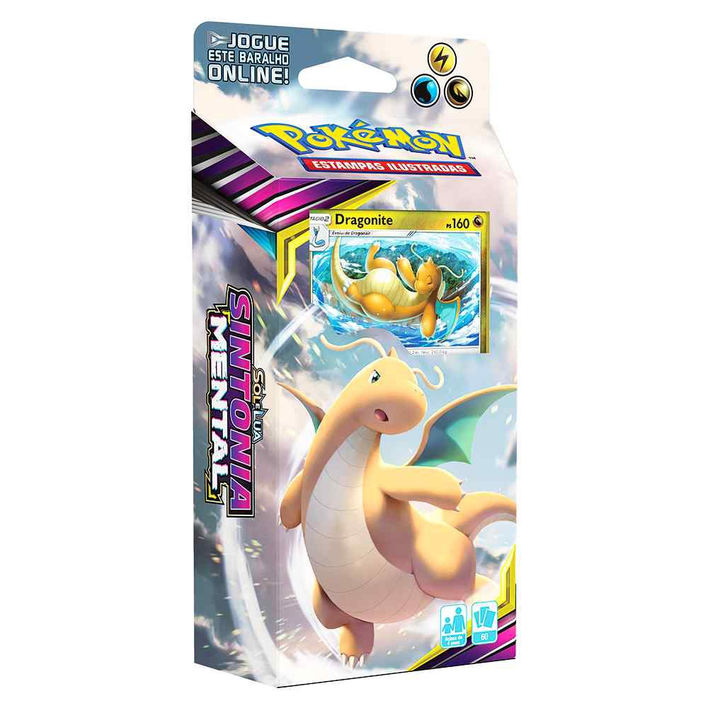 Starter Deck Pokemon Dragonite Sol E Lua 11 Sintonia Mental No Shoptime