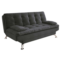 Sofá-Cama 3 Lugares Casal Premium Suede Cinza é boa?