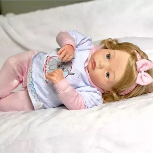 Boneca Bebê Reborn Doll Realist Yasmin Sid Nyl 1172