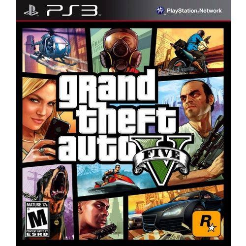 Jogo Grand Theft Auto V (gta 5) Para PS3 Mídia Física em Promoção