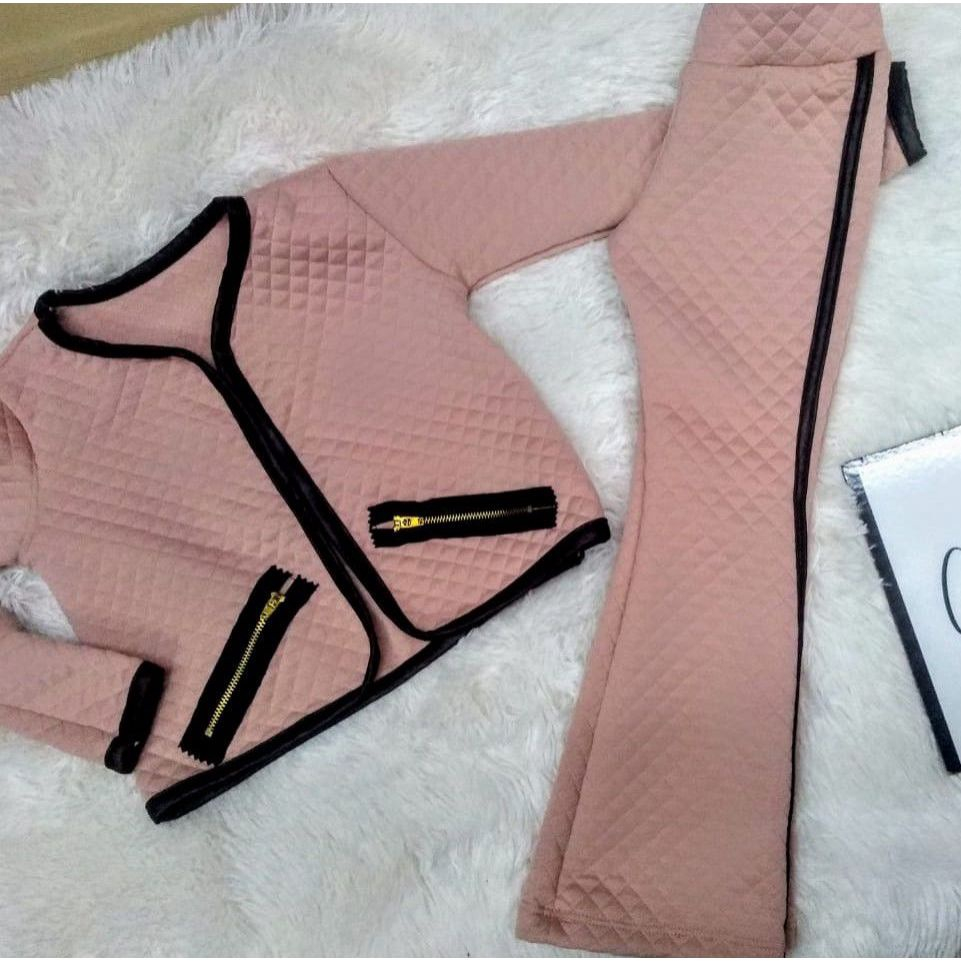 Roupa de Frio para Bebê Menina Casaco e Calça Vermelho Mini Diva