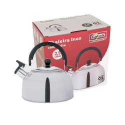 Chaleira Inox 2,5 Litros Com Apito é boa?