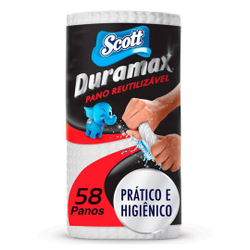Pano Reutilizável Multiuso Rolo Com 58 Unidades Duramax Scott Menor preço em Pano Reutilizável Multiuso Rolo Com 58 Unidades Duramax Scott