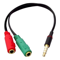 Cabo Adaptador P3 Macho x 2 P2 Fêmea para Fone e Microfone é boa?