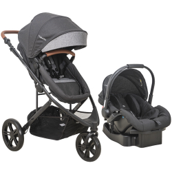 Carrinho de Bebê Travel System Trek Kiddo Melange Grafite + Base Menor preço em Carrinho de Bebê Travel System Trek Kiddo Melange Grafite + Base