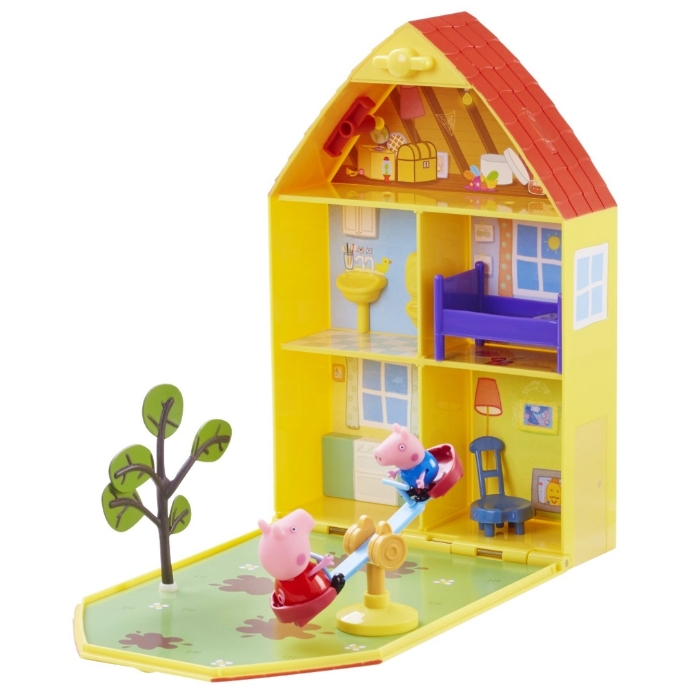 Peppa pig casa com jardim - dtc em Promoção na Americanas