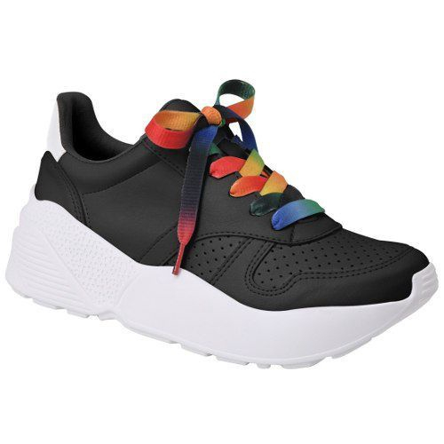 Tenis cadarço colorido via marte discount