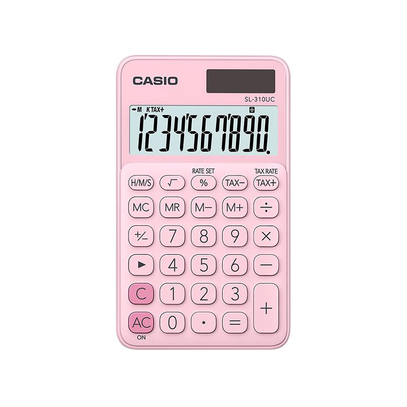 Calculadora de bolso 10 digitos SL-310UC-PK Rosa - Casio em Promoção na  Americanas