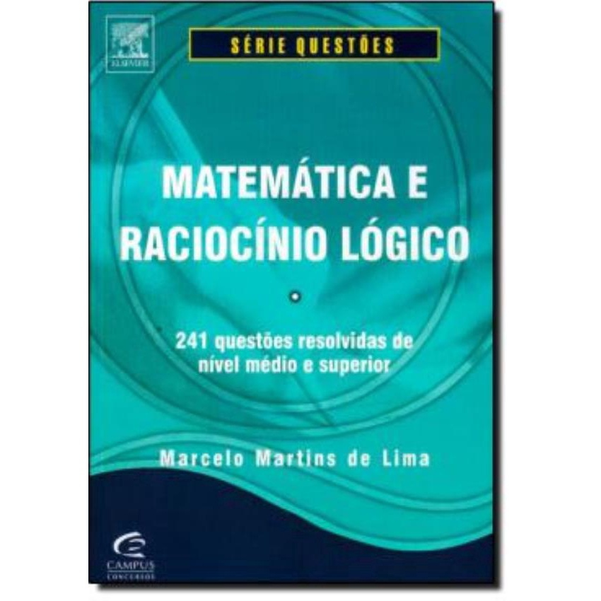 Matematica E Raciocinio Logico - 3º Ed No Shoptime