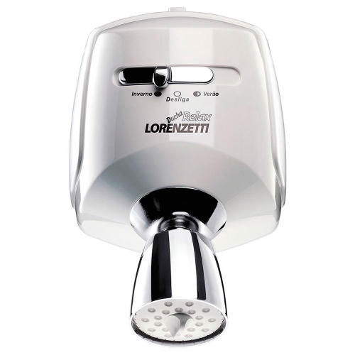 Ducha lorenzetti relax ultra 4600w 127v branco com cromado