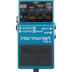 Pedal Boss Ps-6 Harmonist Menor preço em Pedal Boss Ps-6 Harmonist