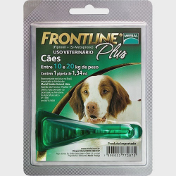 Medicamento Antipulgas E Carrapatos p/ Cães De 10Kg A 20Kg - Frontline Plus Menor preço em Medicamento Antipulgas E Carrapatos p/ Cães De 10Kg A 20Kg - Frontline Plus