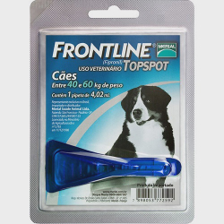 Medicamento Antipulgas E Carrapatos p/ Cães 40Kg A 60Kg - Frontline Top é boa?