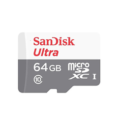 Cartão Micro sd Ultra Classe 10 64GB com adaptador - Sandisk Menor preço em Cartão Micro sd Ultra Classe 10 64GB com adaptador - Sandisk