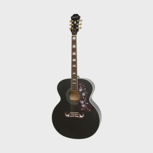 Violão Com Cordas De Aço Epiphone Ej200 Ce Gold Preto em Promoção na  Americanas