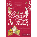 Livro - Contos de fadas: edição comentada e ilustrada: Branca de Neve, Cinderela, João e Maria, Rapunzel, O Gato de Botas, O Patinho Feio, A Pequena Sereia