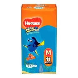 Fraldas Huggies Little Swimmers M - 11 Unidades Menor preço em Fraldas Huggies Little Swimmers M - 11 Unidades