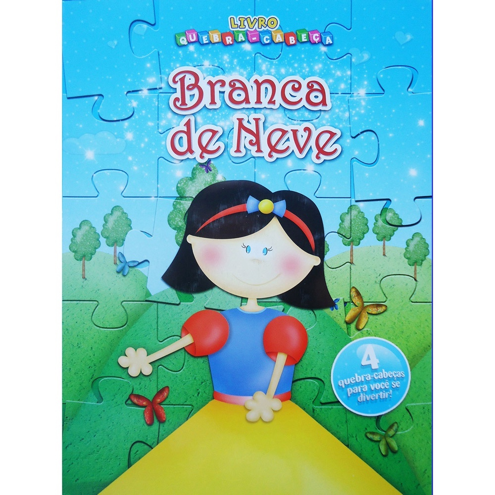 Livro quebra-cabeça: Branca de Neve - Aquarela Livros