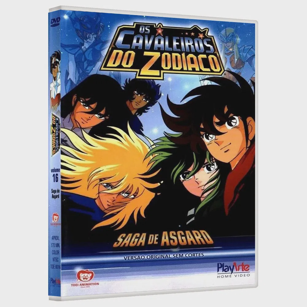 DvD Covers: Cavaleiros Do Zodiaco : Saga de Asgard